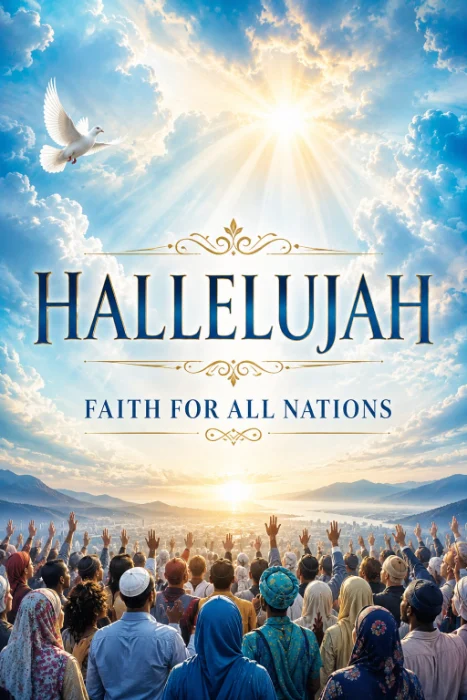 Cover of the forthcoming book Hallelujah — Faith for All Nations by Rabbi Asher Roash